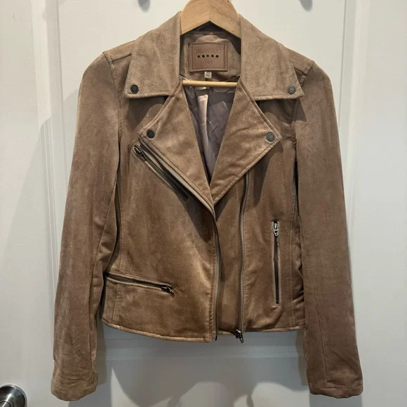 Blank NYC Suede Women's Moto Jacket - Picture 1 of 5